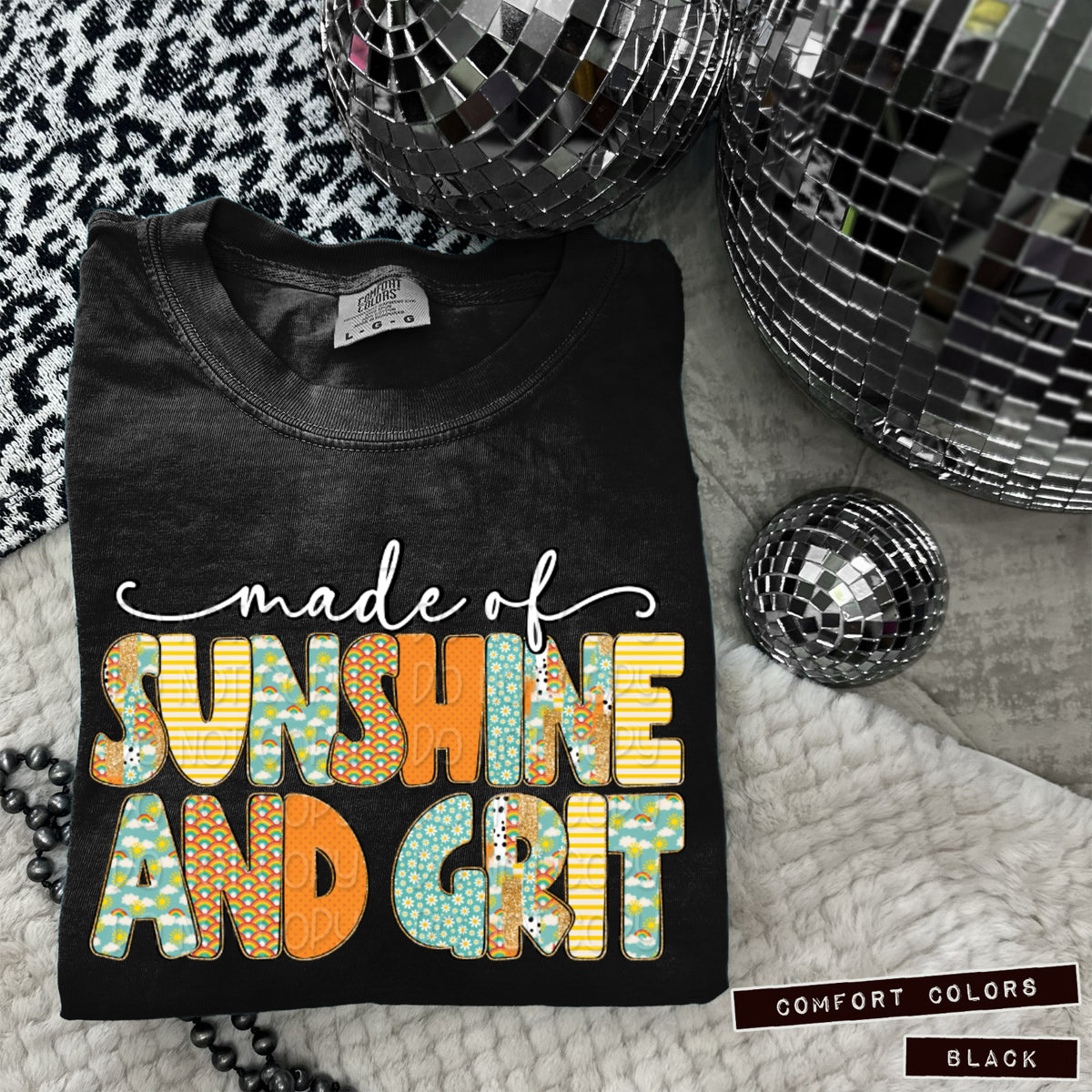 Made of sunshine and grit 103497 DTF transfer