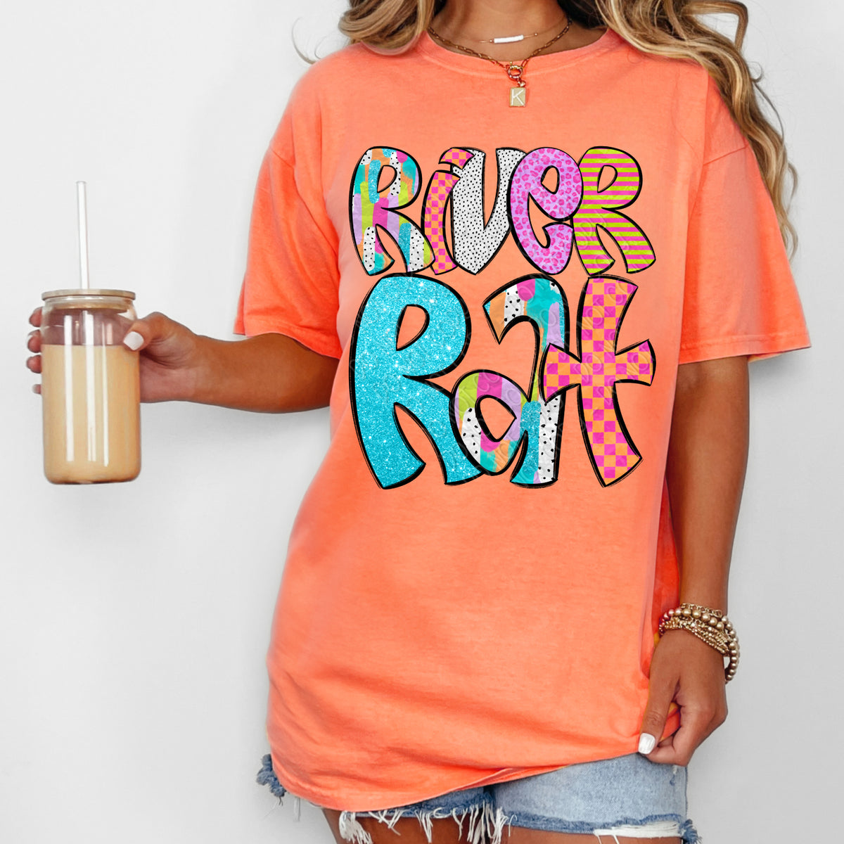 River Rat doodle filled (DWS) DTF Transfer