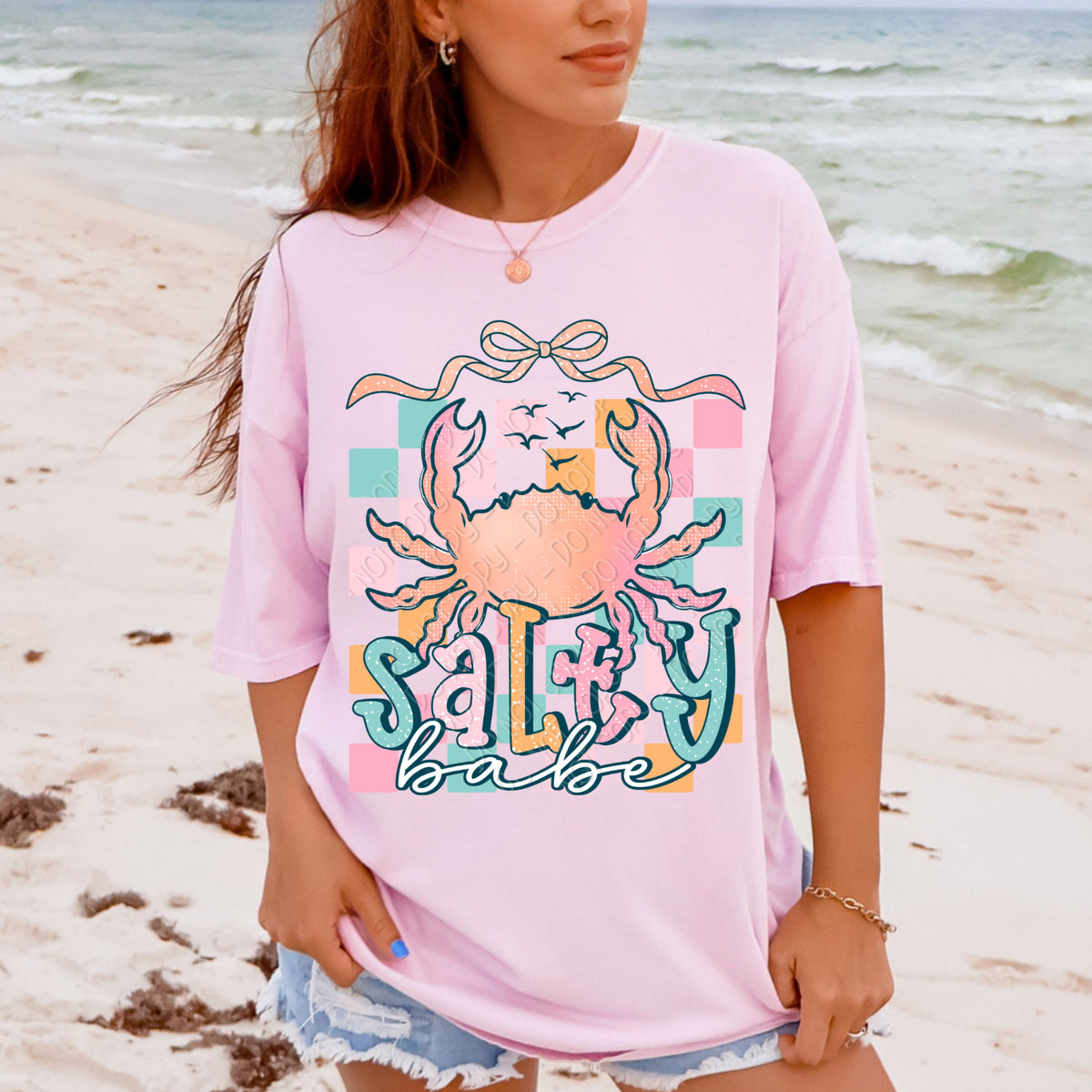 Salty babe crab (DWS) DTF Transfer