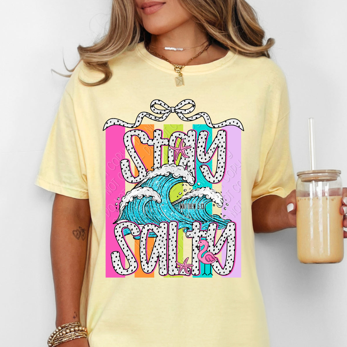 Stay salty waves (DWS) Sunday Special DTF transfer