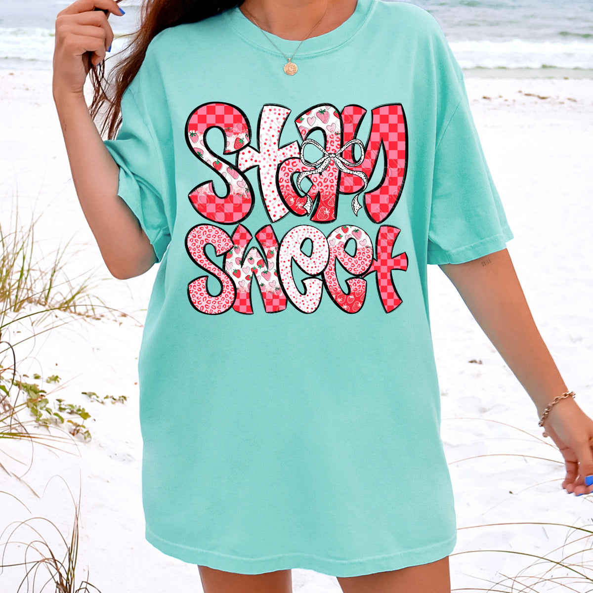 Stay sweet strawberries (DWS) DTF Transfer