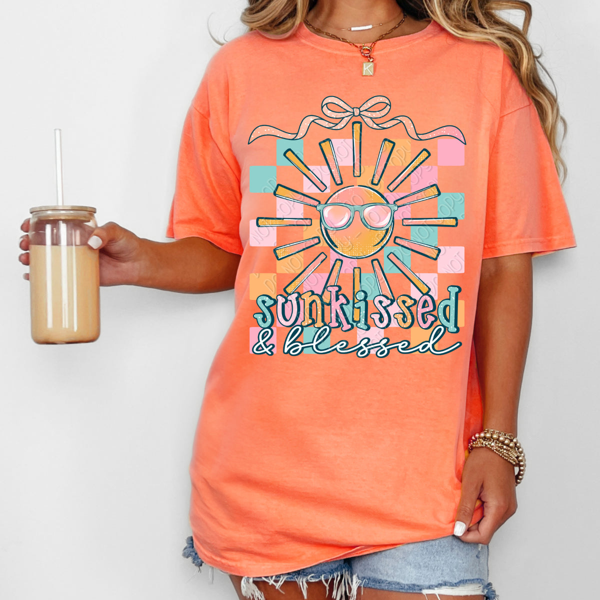Sunkissed & blessed (DWS) DTF Transfer
