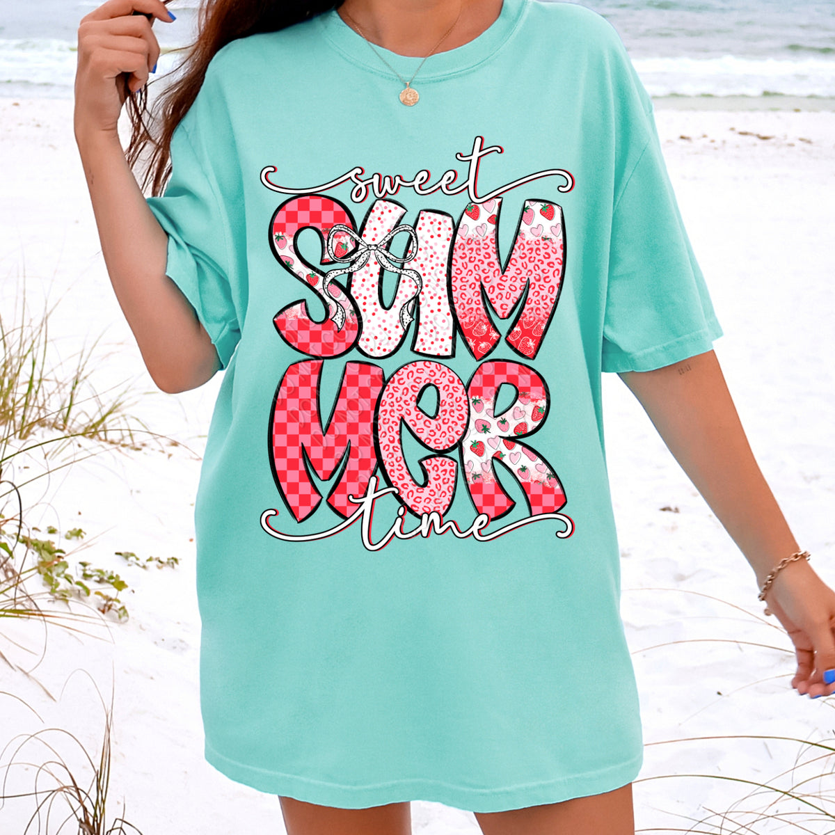 Sweet summer time strawberries (DWS) DTF Transfer