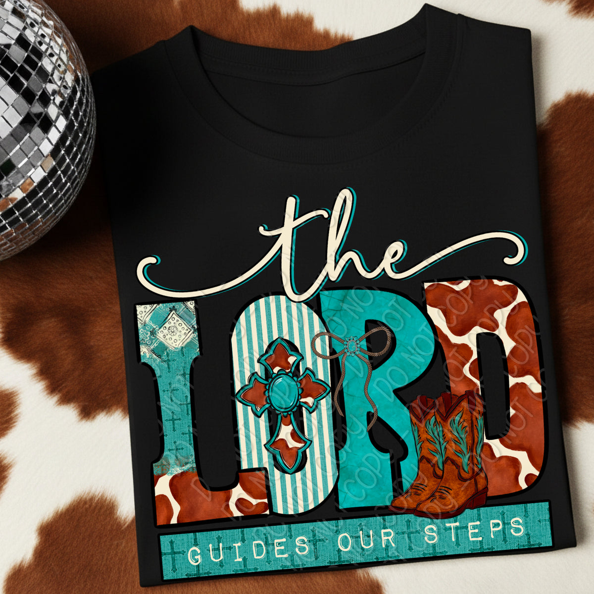 The lord guides our steps (DWS) DTF Transfer