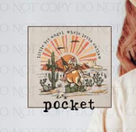 Long live cowgirls pocket DTF Transfer