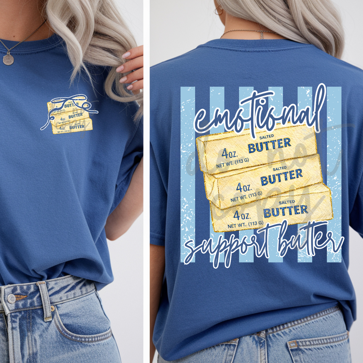 Emotional support butter (POCKET ONLY) (Parker) DTF Transfer
