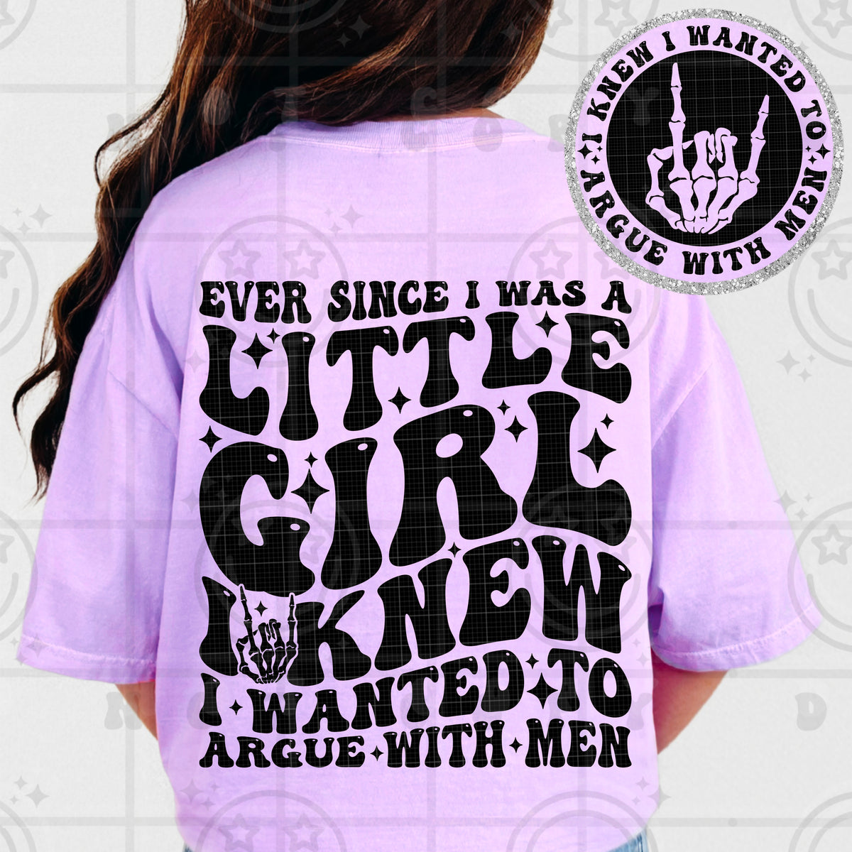 Ever single I was little girl BACK ONLY HW DTF Transfer