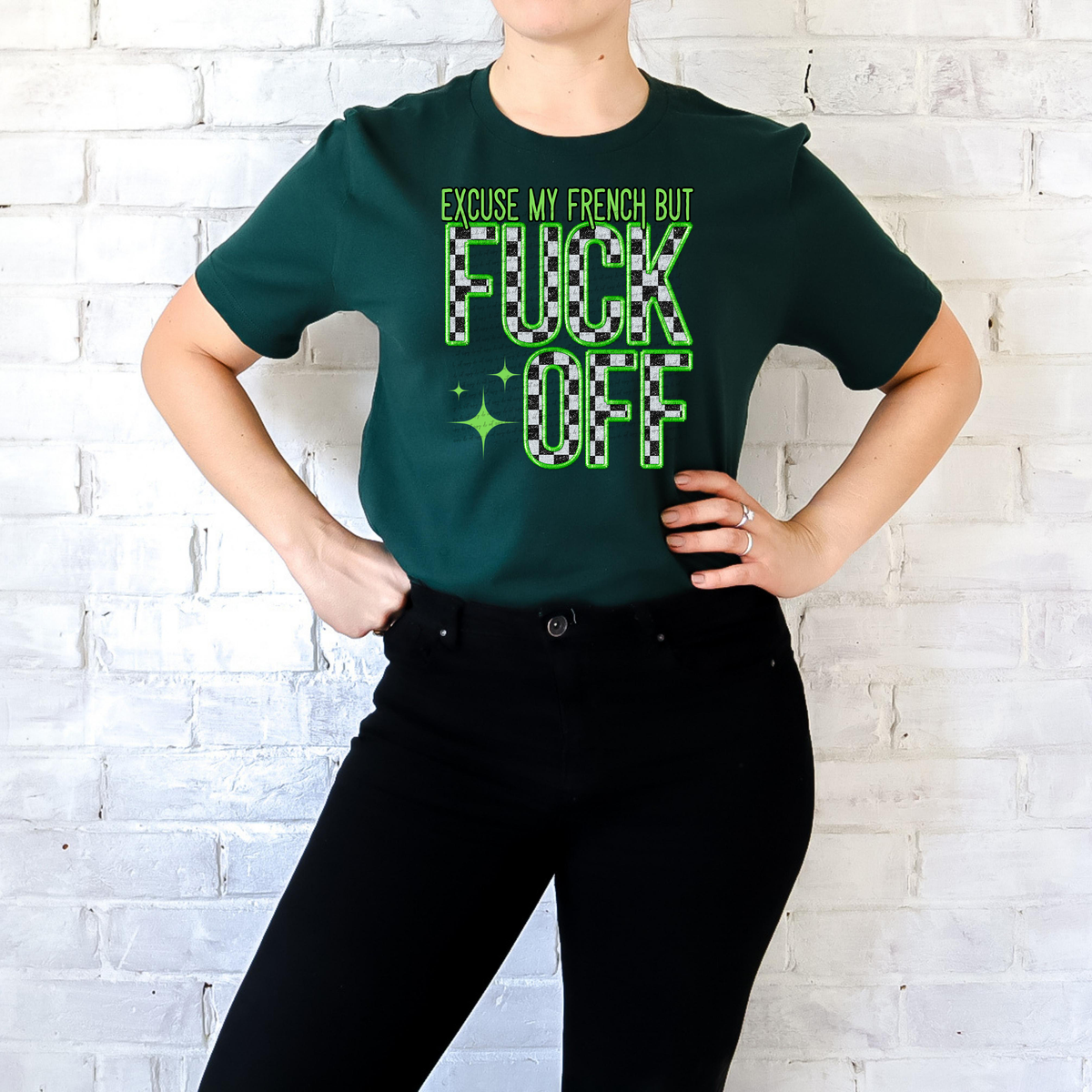 Excuse My French Butch off 51415 DTF transfer