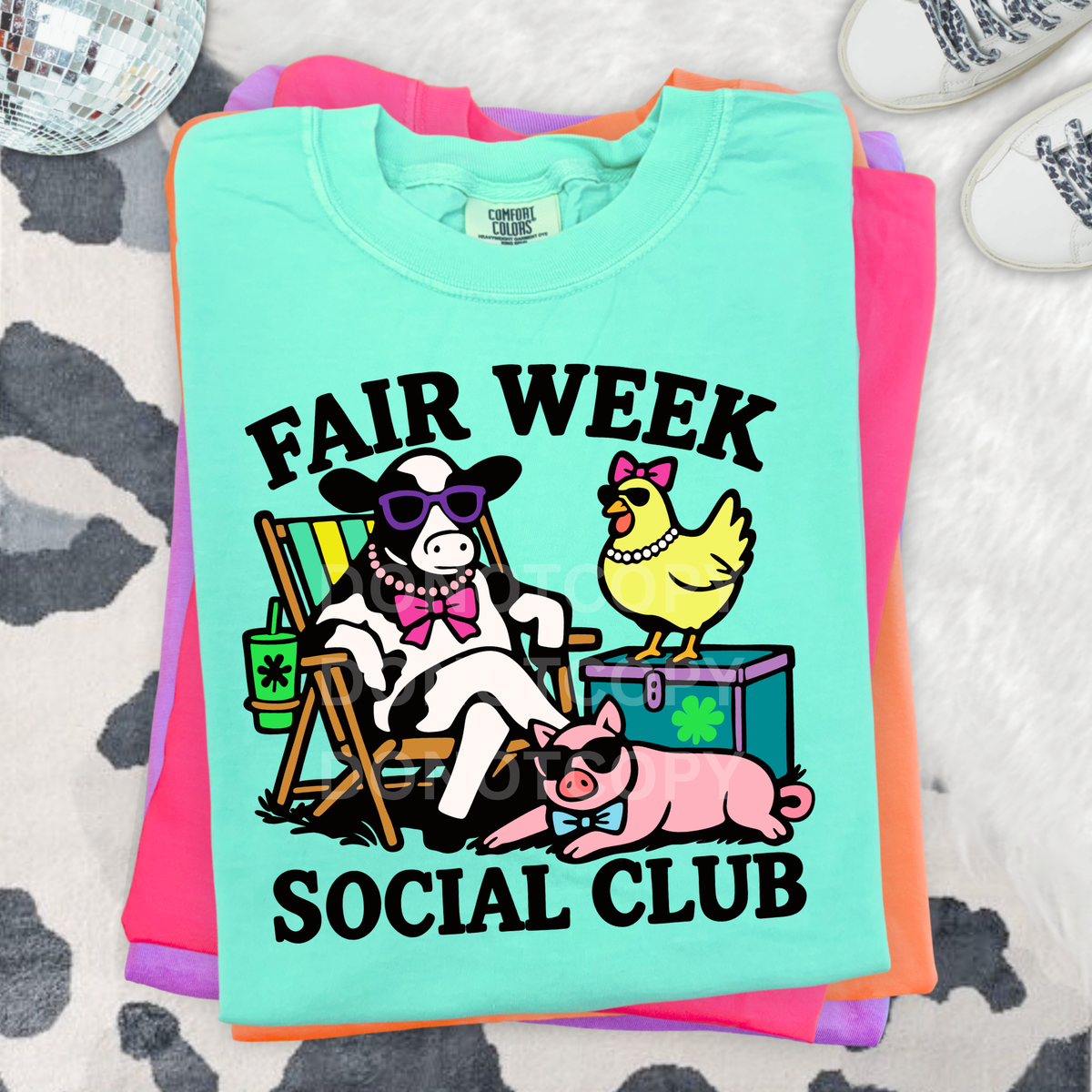 Fair week social club farm animals (CSG) DTF Transfer