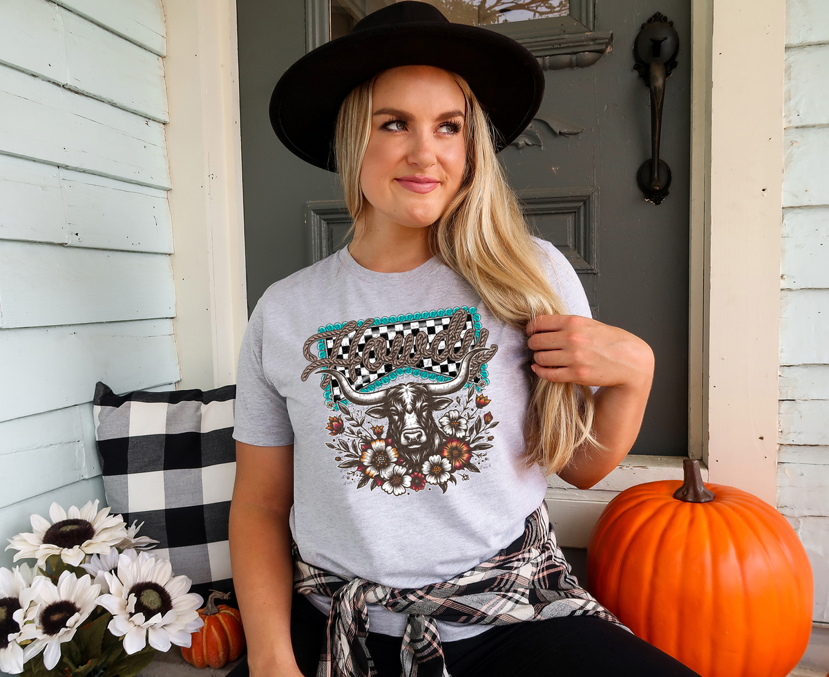 Howdy Fall Floral 42477 DTF transfer