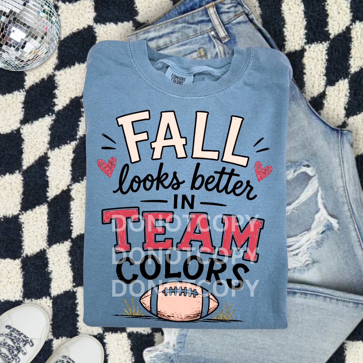 Fall looks better in team colors (CSG) DTF Transfer