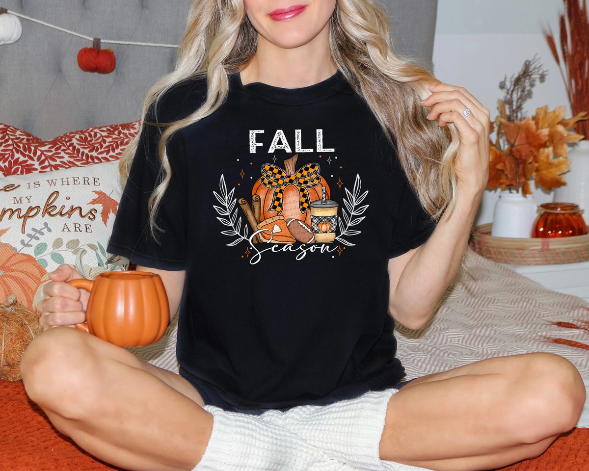 Fall Season White Letters 59857 DTF Transfer