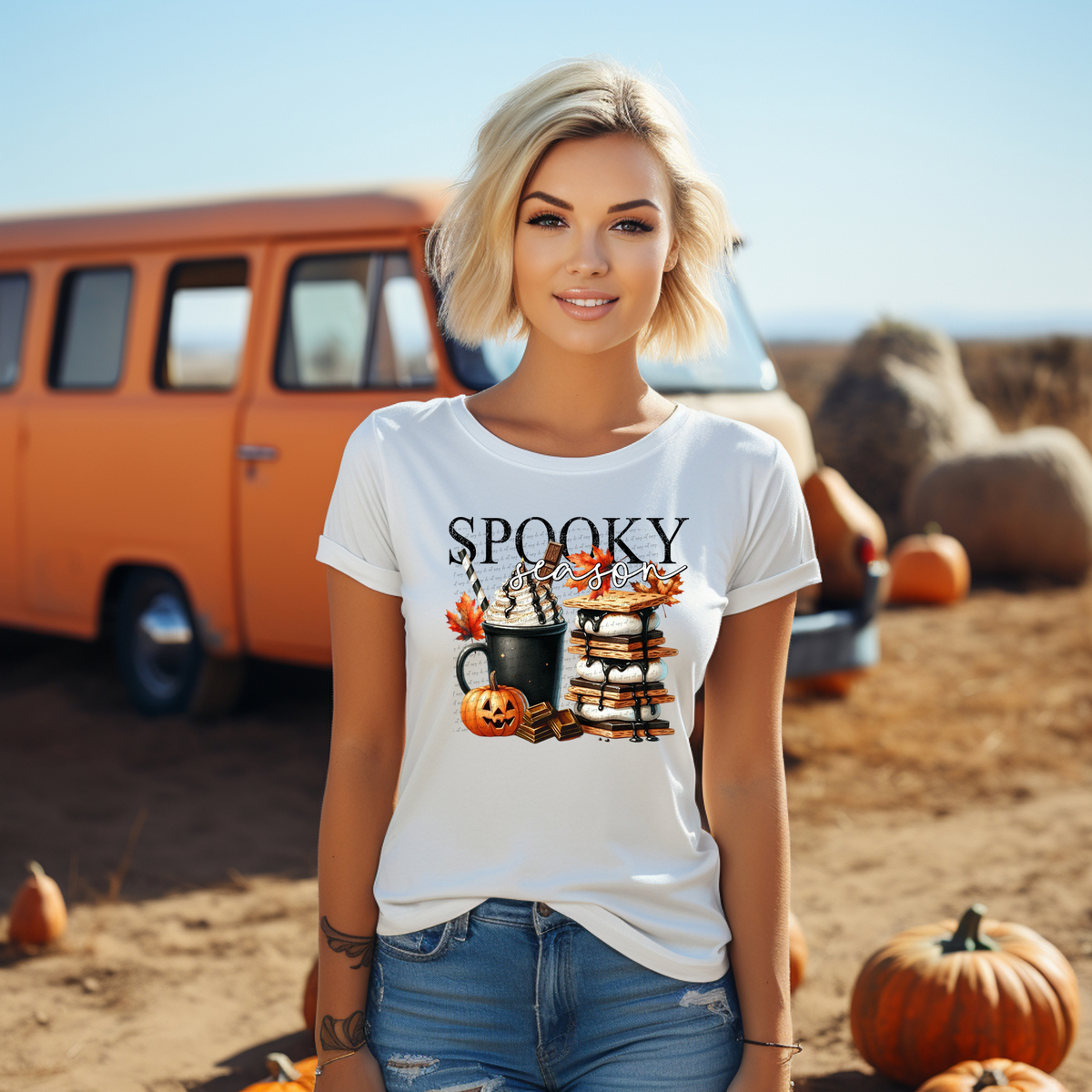 Fall Spooky Season 42552 DTF transfer