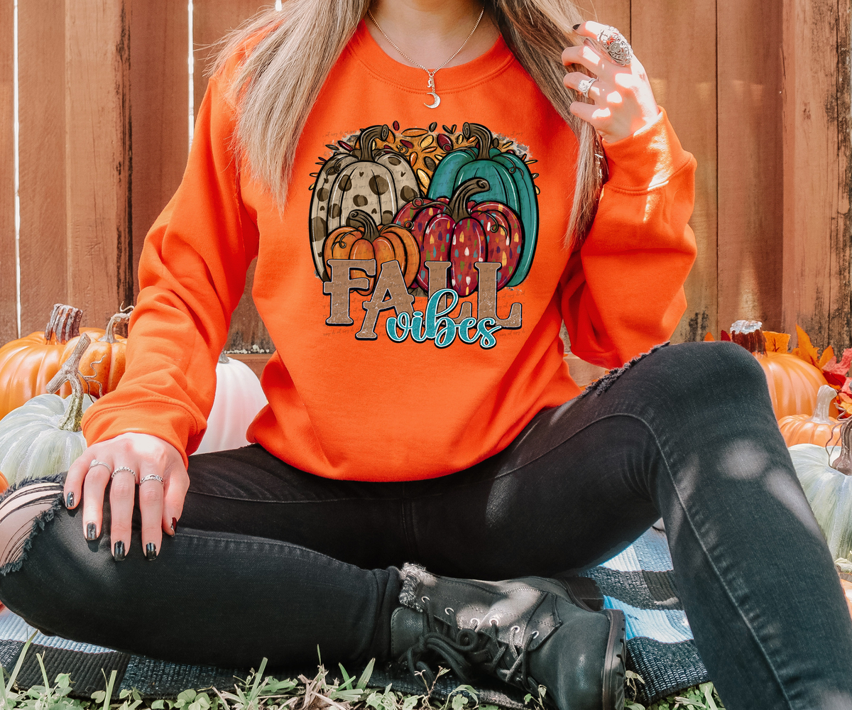 Fall Vibes Pumpkins 54294 DTF transfer