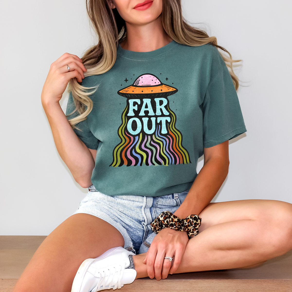 Far Out UFO Colorful 108952 DTF transfer