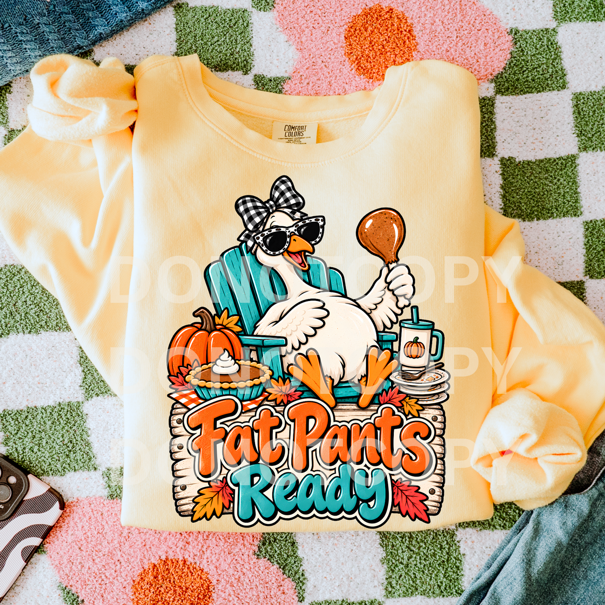 Fat Pants Ready Goose (CSG) DTF Transfer
