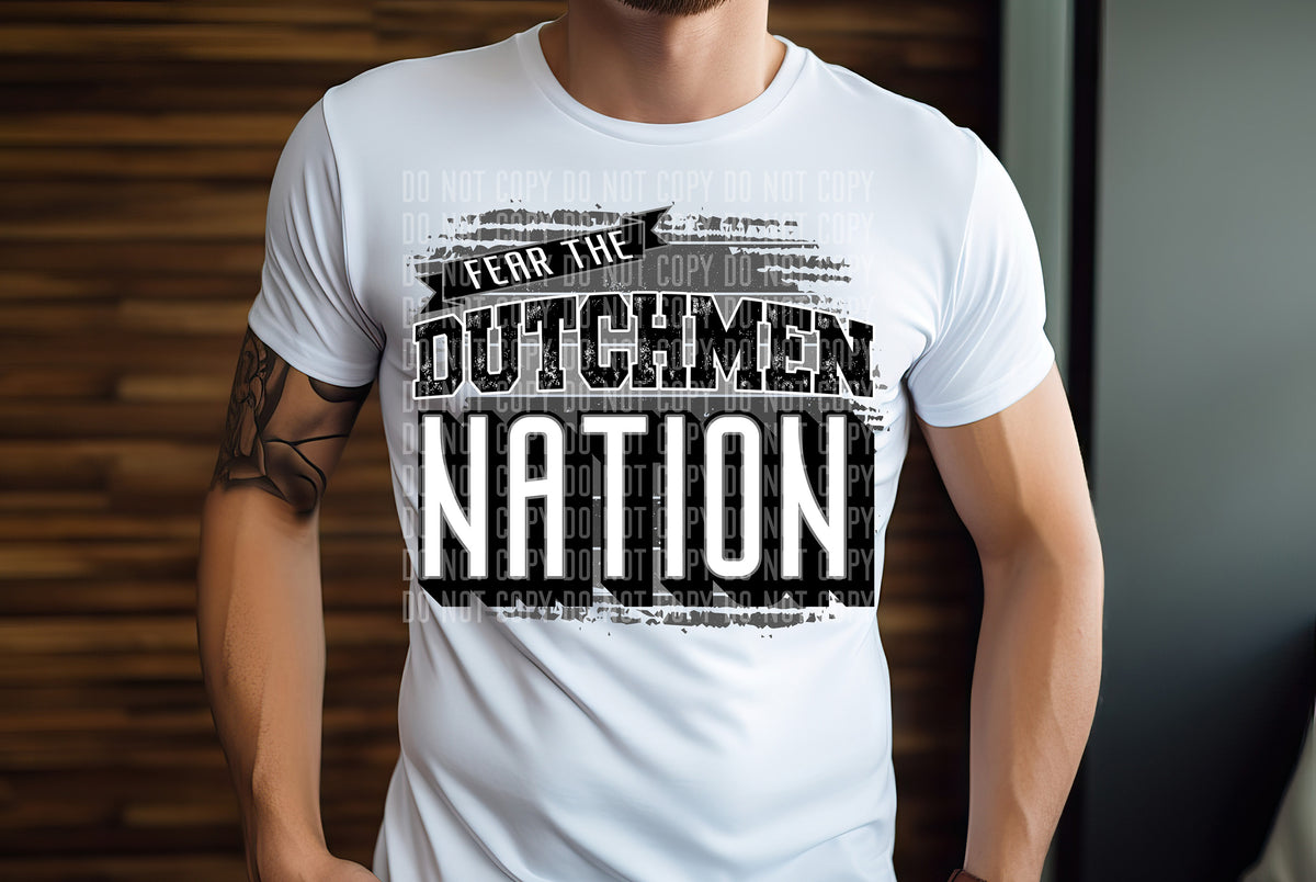 Fear The Dutchmen Nation 57750 DTF transfer