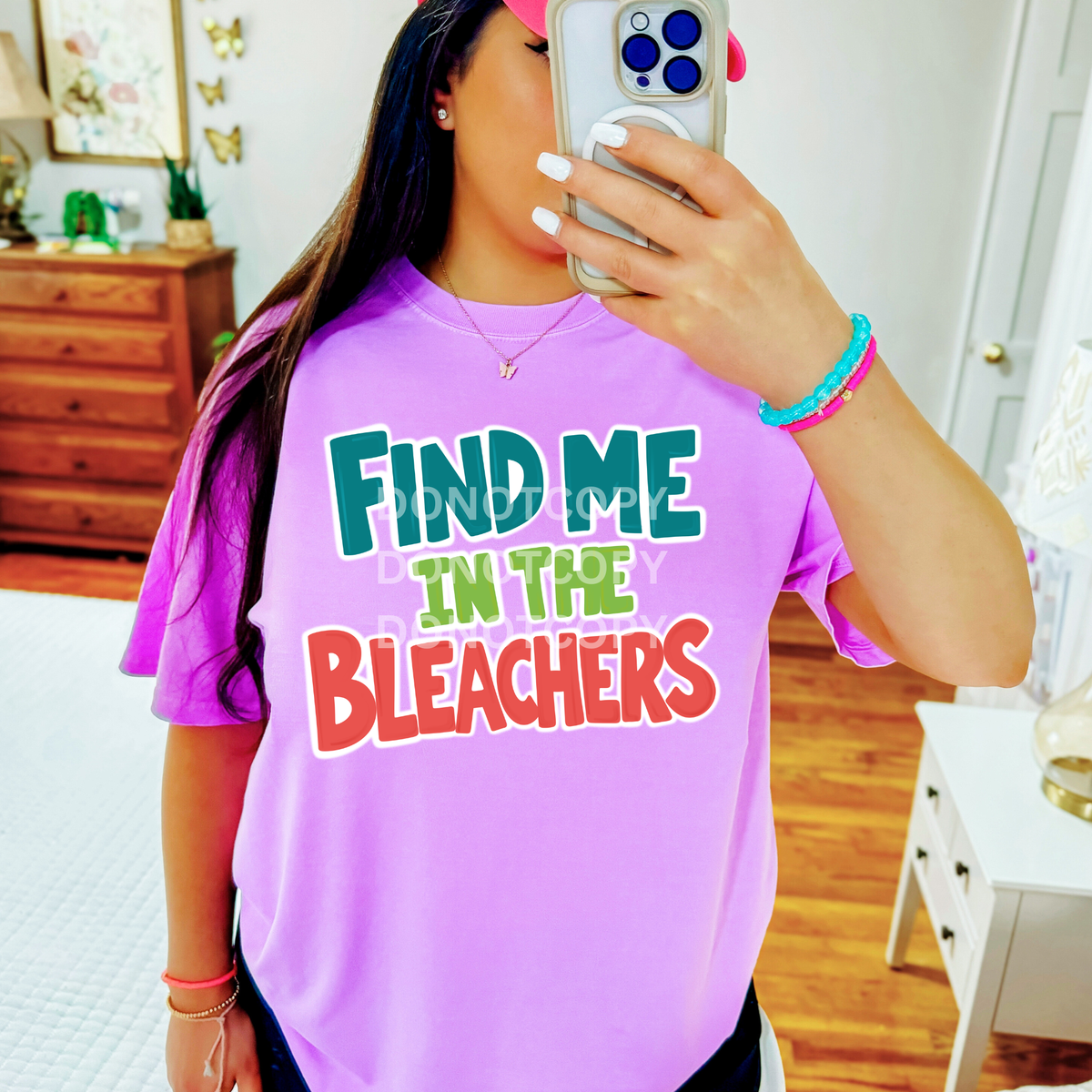 Find me in the bleachers (CSG) DTF Transfer