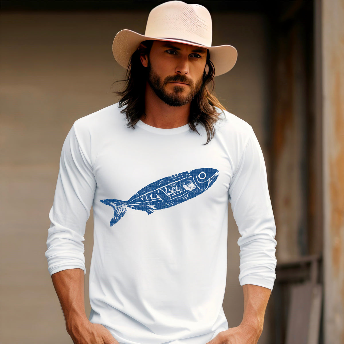 Blue fish 103853 DTF transfer