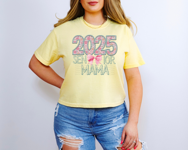 Floral Senior Mama 2025 74933 DTF Transfer