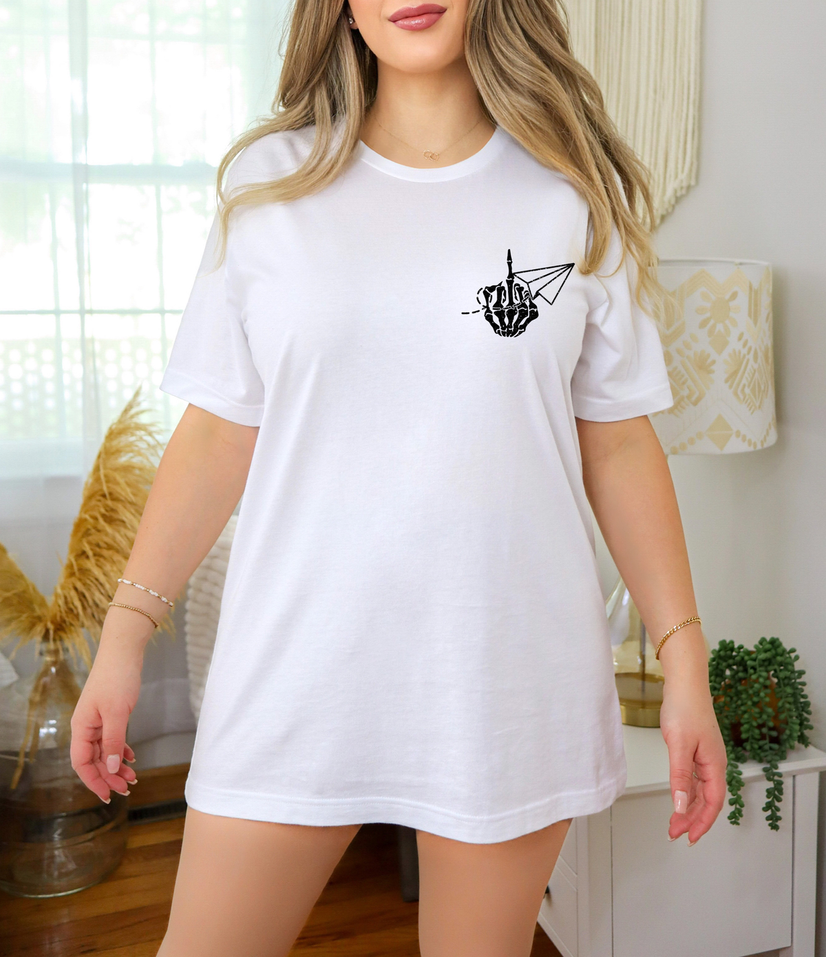 I Fold My Worries Into Paper Airplanes And Turn Them Into Flying Fucks Pocket Print 116907 DTF Transfer