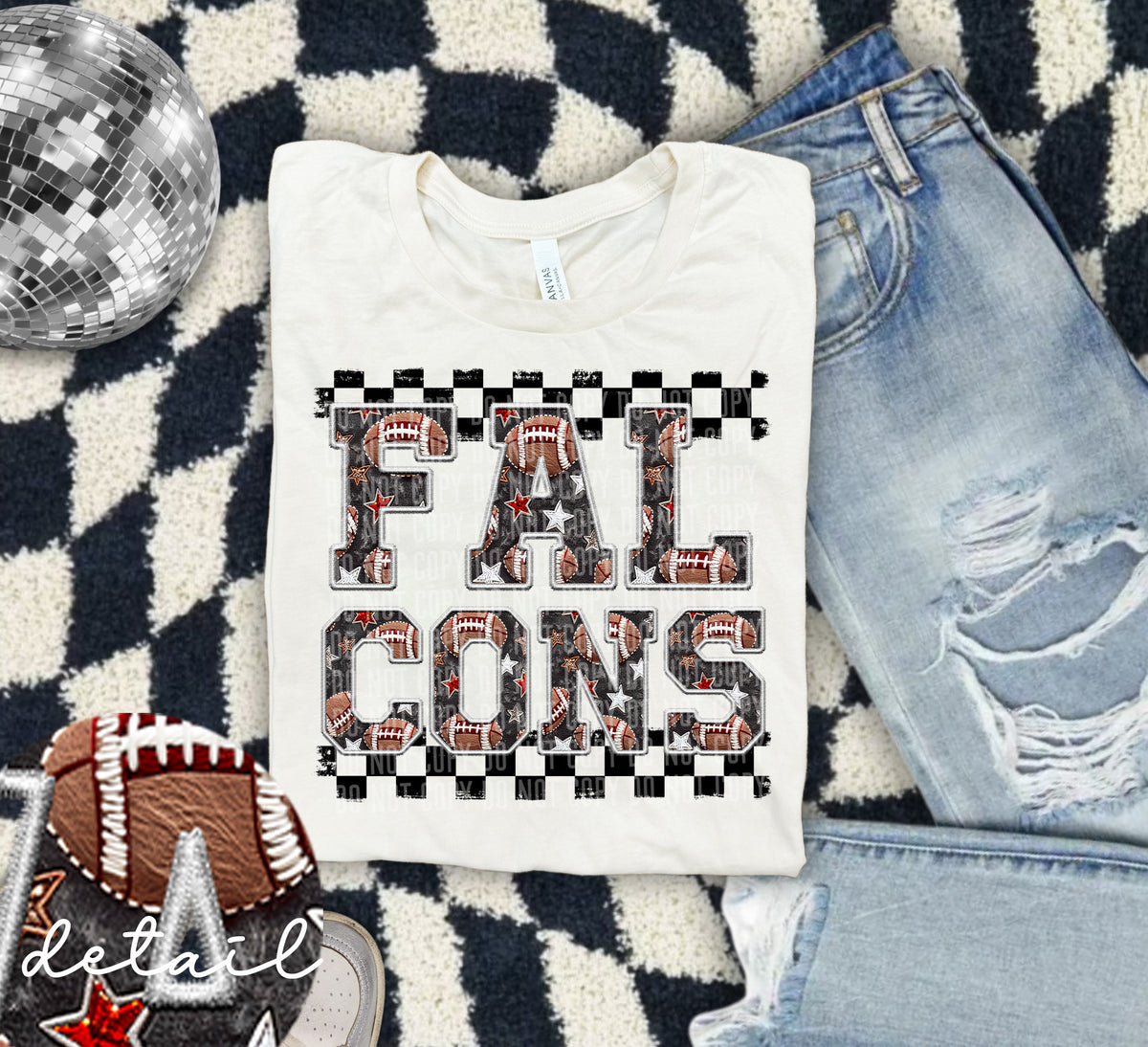 Football Falcons 63699 DTF transfer