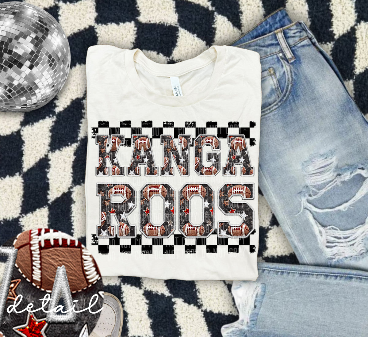 Football Kangaroos 63714 DTF transfer