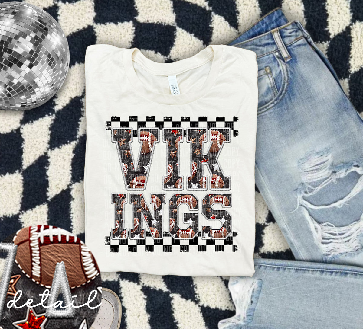 Football Vikings 63847 DTF transfer