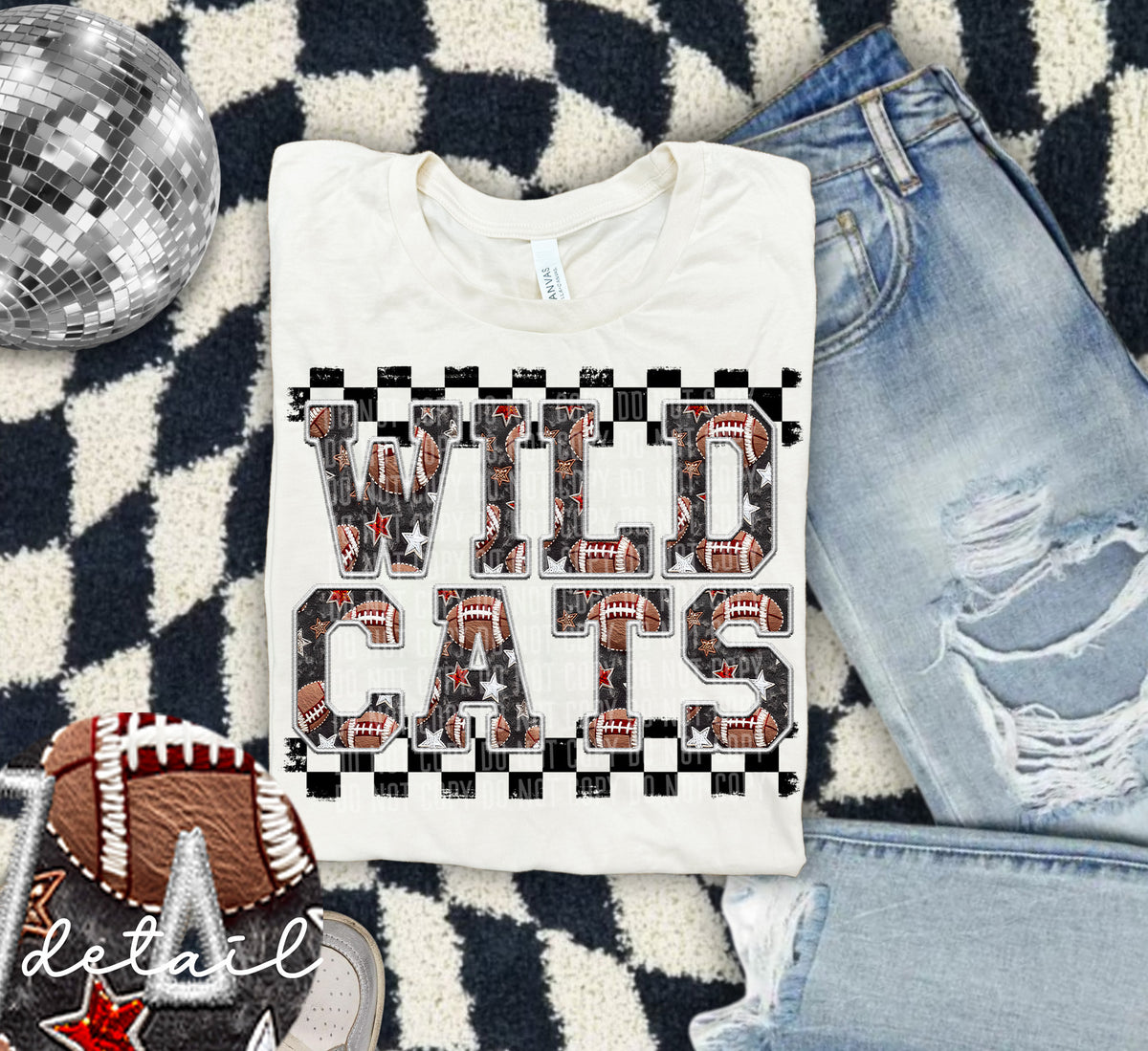 Football Wildcats 63850 DTF transfer