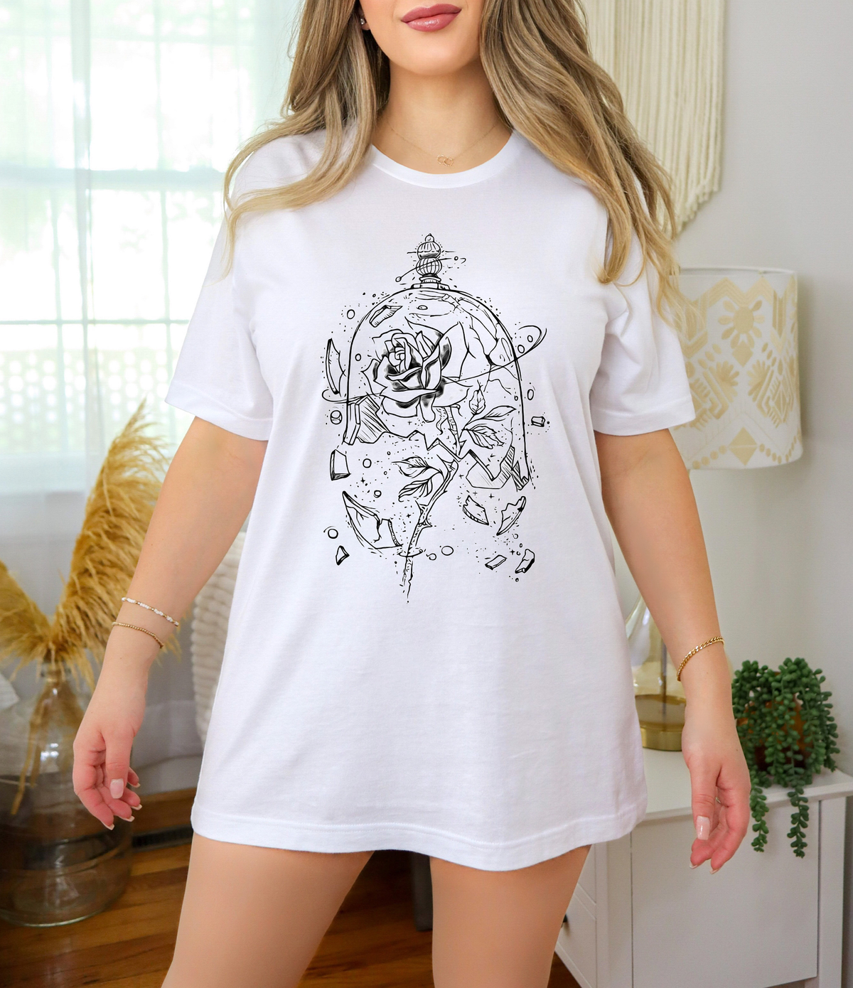 Forbidden Rose Broken Glass 116908 DTF Transfer