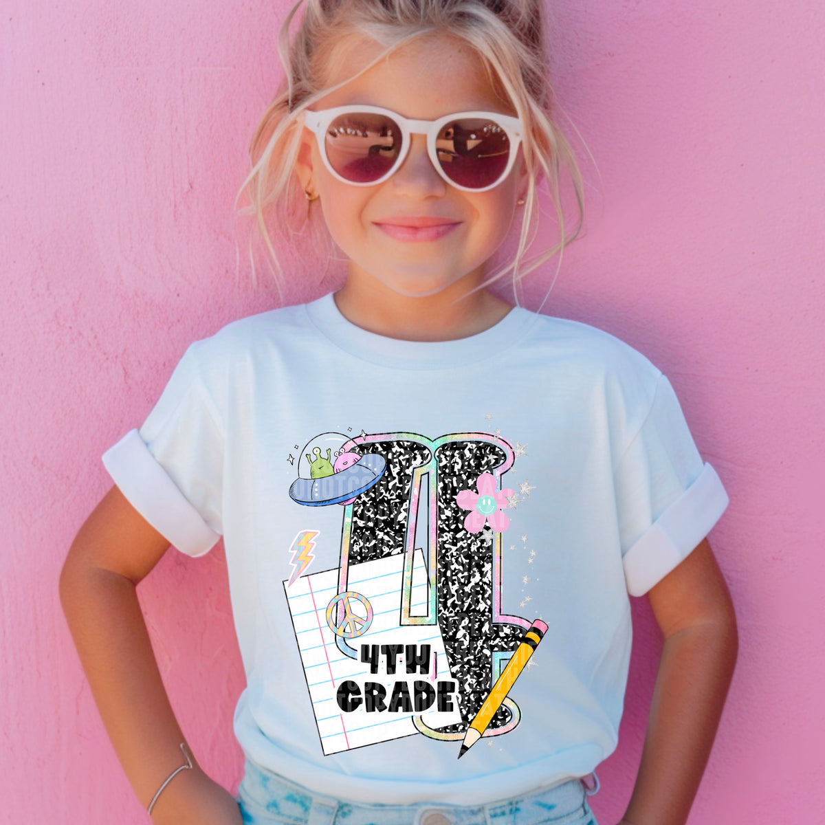 4th Grade Paper Pencil 104562 DTF transfer