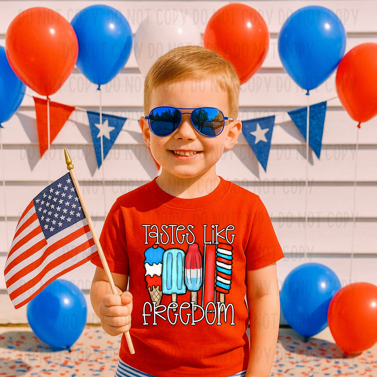 Tastes like Freedom Popsicles (Canvista) 101770 DTF transfer