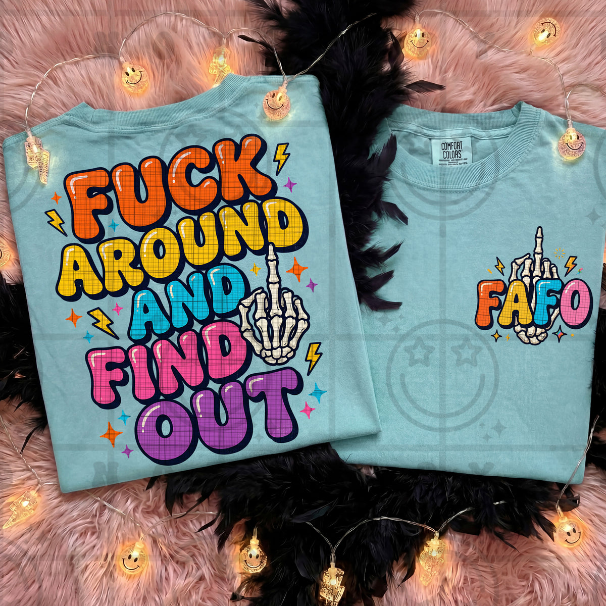FAFO COLORFUL (POCKET ONLY) (HW) DTF Transfer