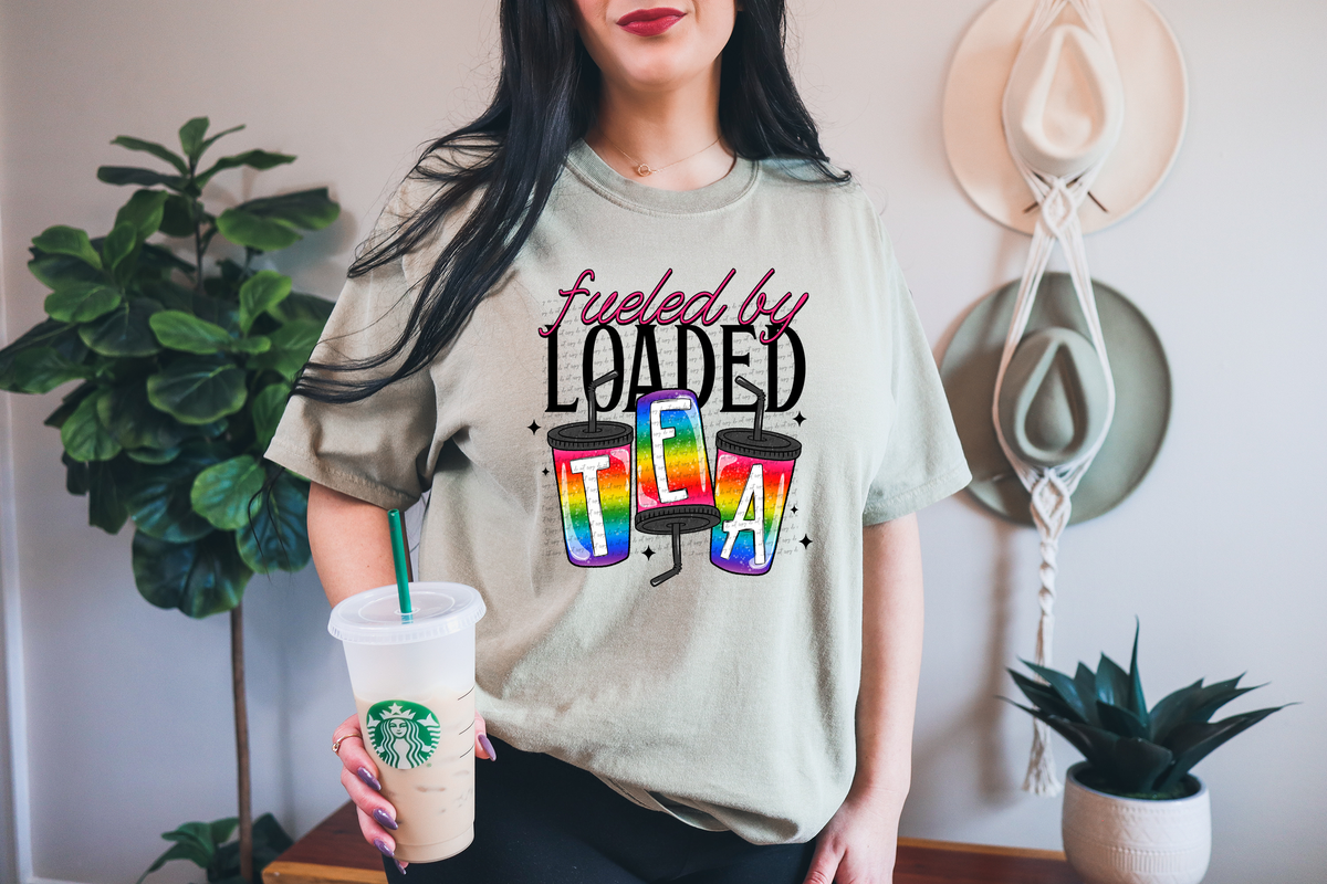Fueled By Loaded Tea 42490 DTF transfer