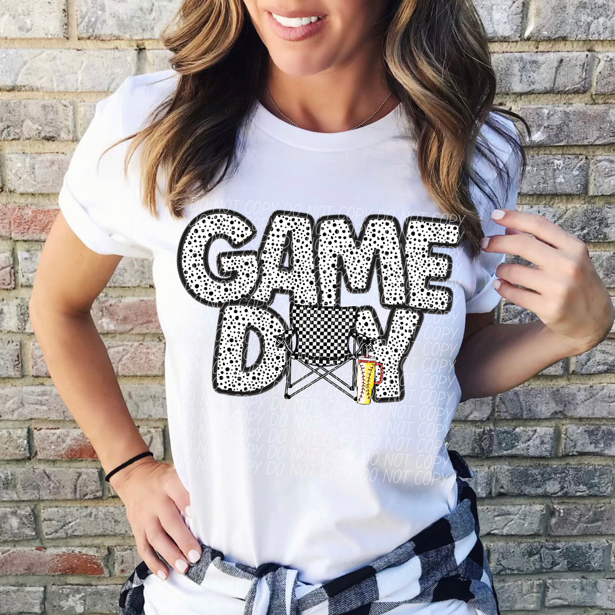 Game Day Chair Both Dotted 66169 DTF transfer