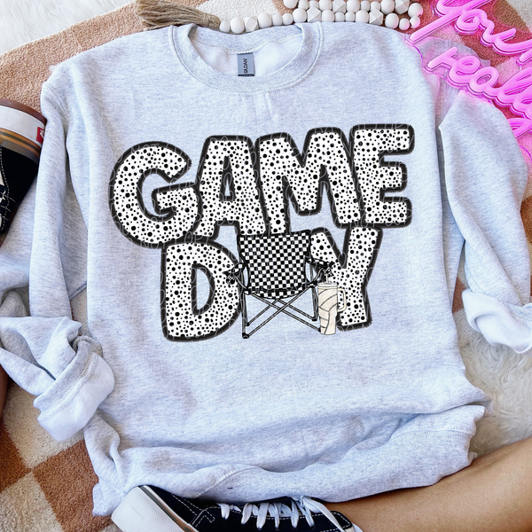 Game Day Chair Volleyball Dotted 66171 DTF transfer