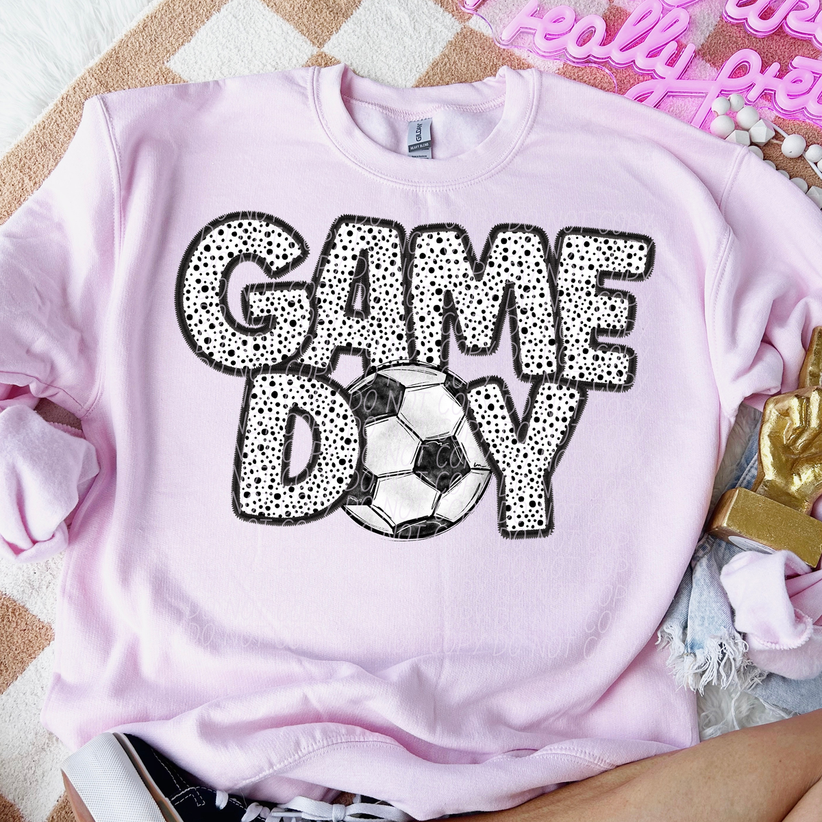 Game Day Soccer Dotted 66182 DTF transfer