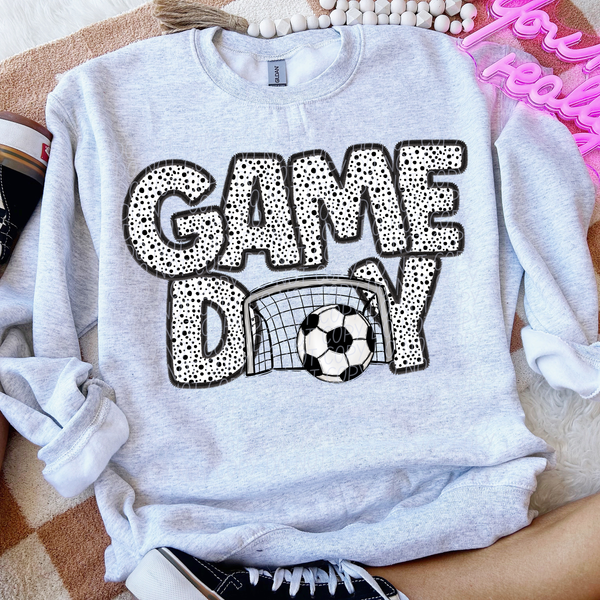 Game Day Soccer Net Dotted 66184 DTF transfer