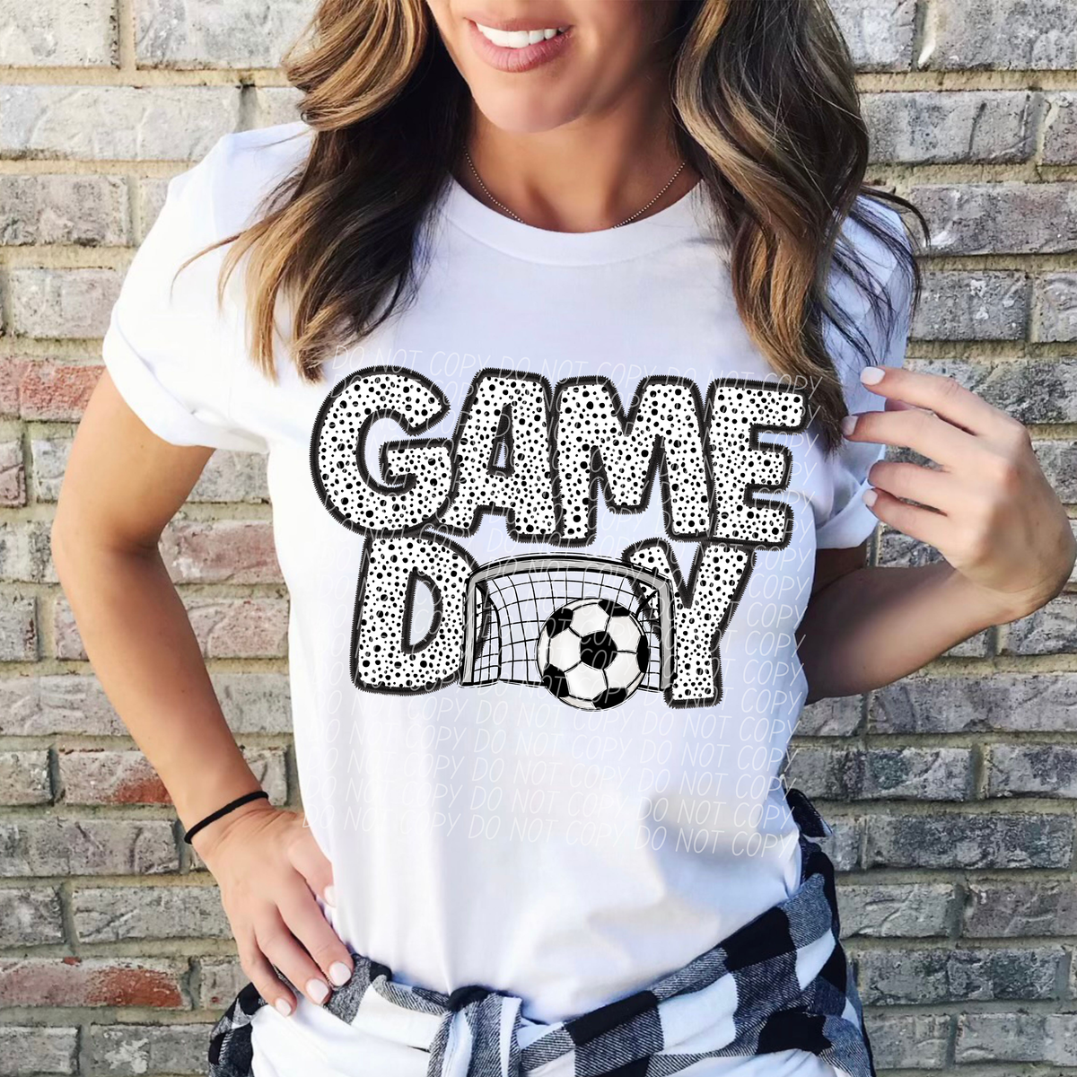 Game Day Soccer Net Dotted 66184 DTF transfer