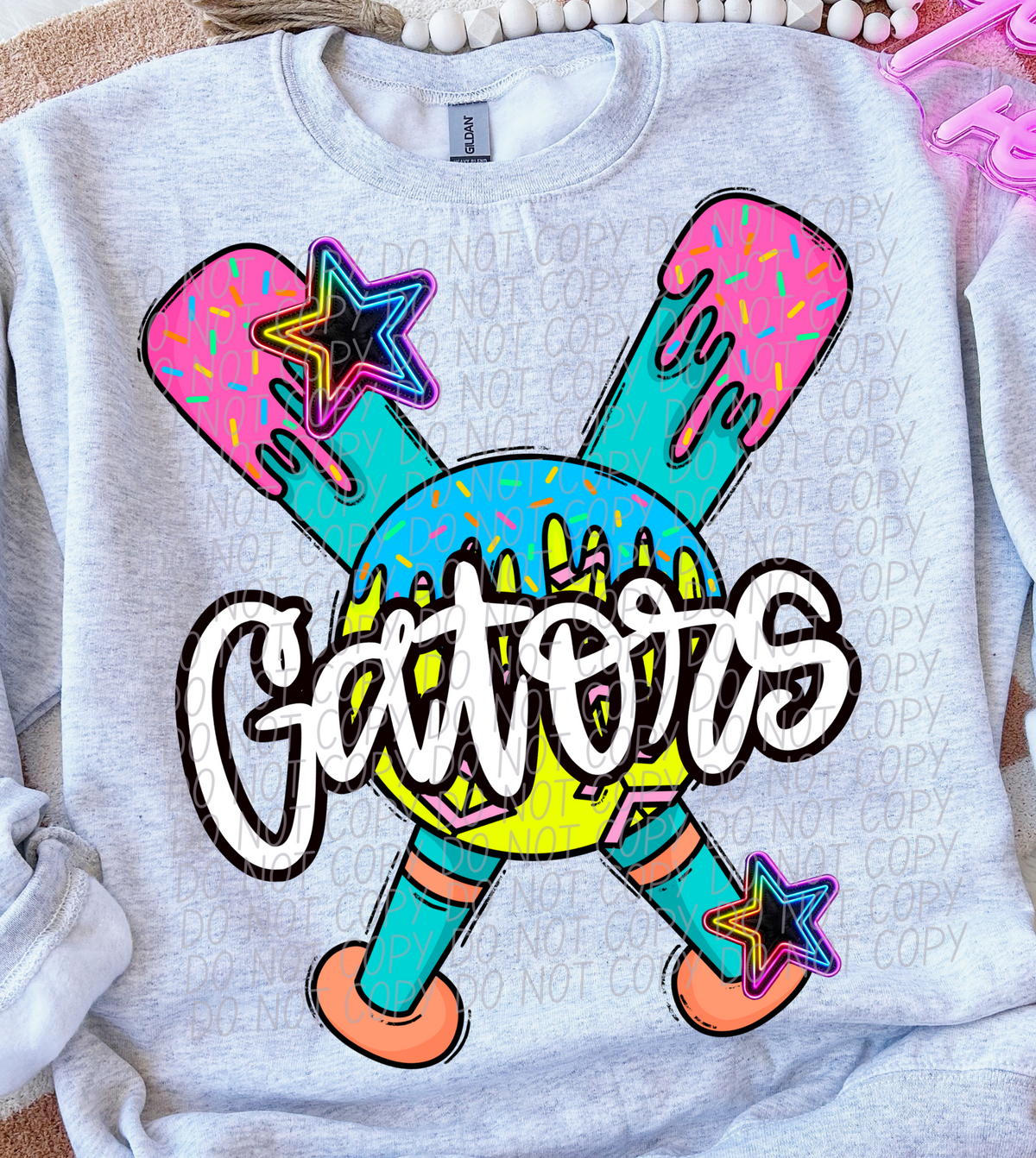 Dripping softball Gators (CITY) DTF transfer