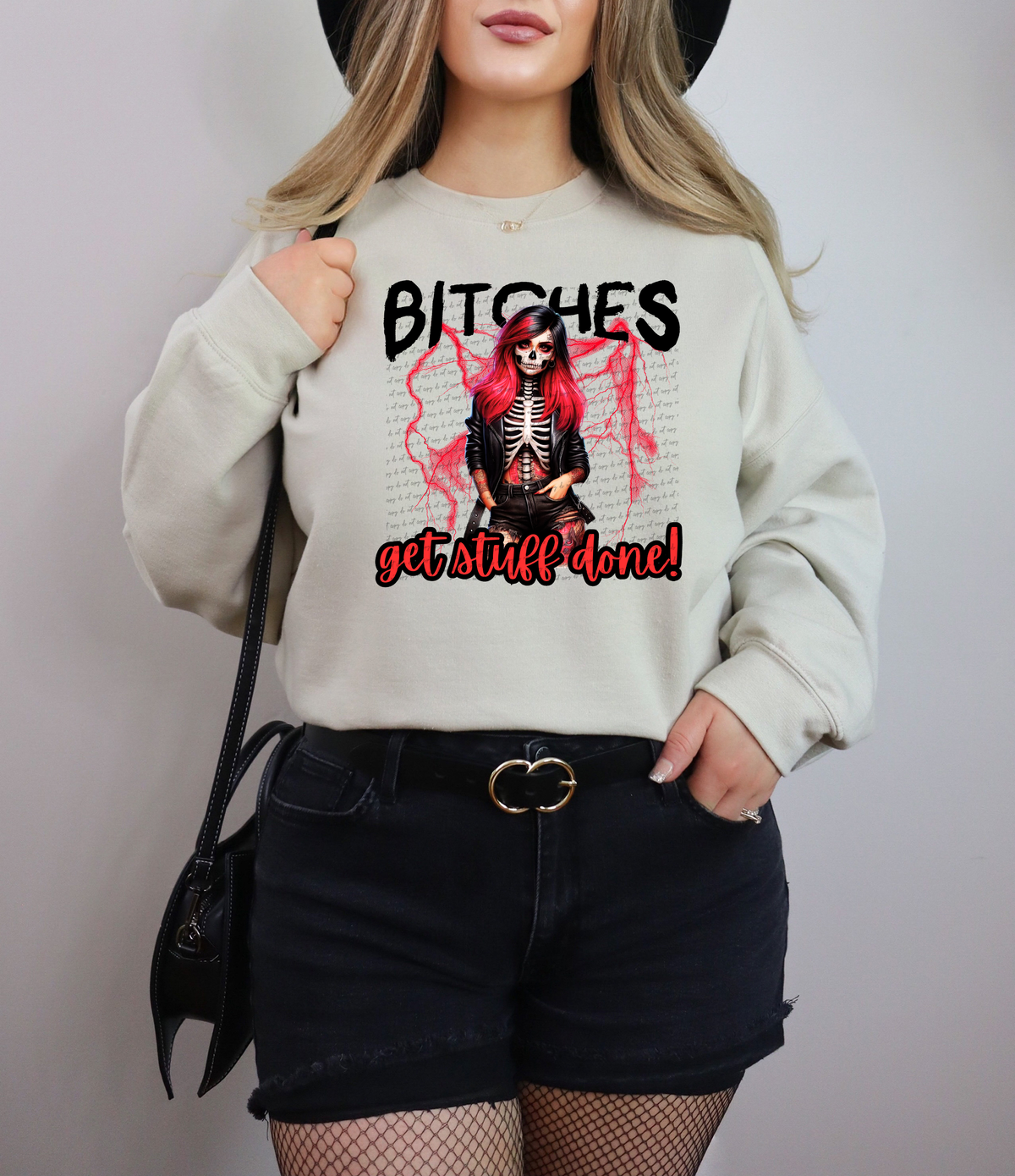 Bitches Get Stuff Done Black 46243 DTF transfer