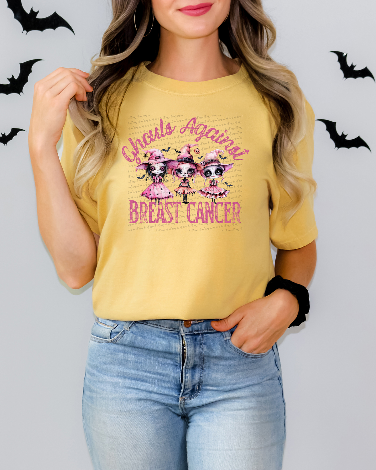 Ghouls Against Breast Cancer 54217 DTF transfer