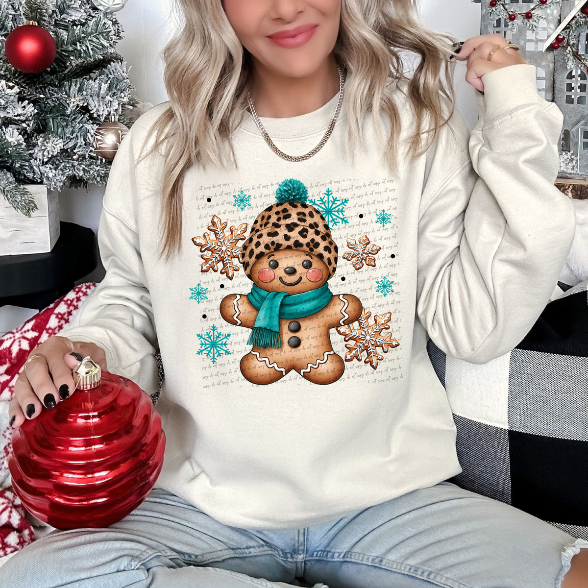 Baking Crew Blue Snowflakes 66095 DTF transfer