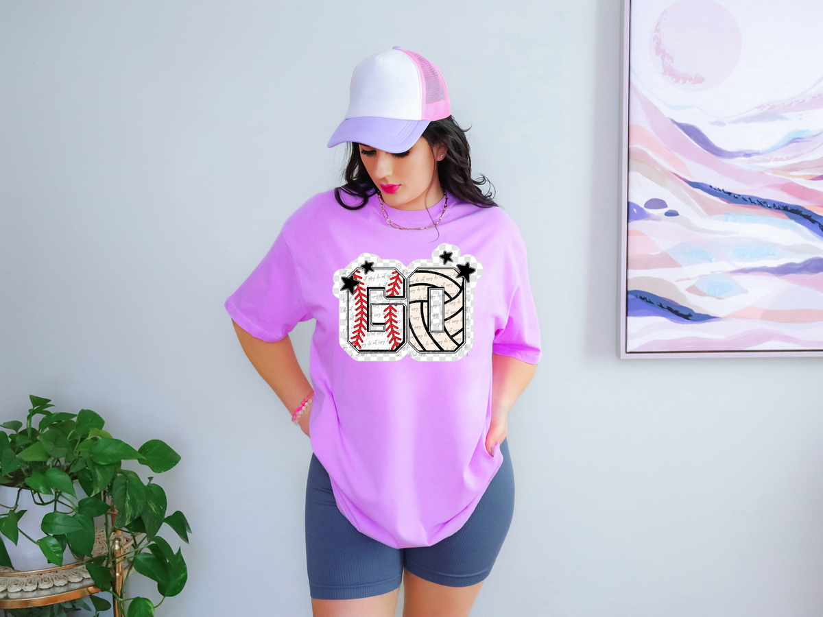 Go Baseball And Volleyball 42978 DTF transfer