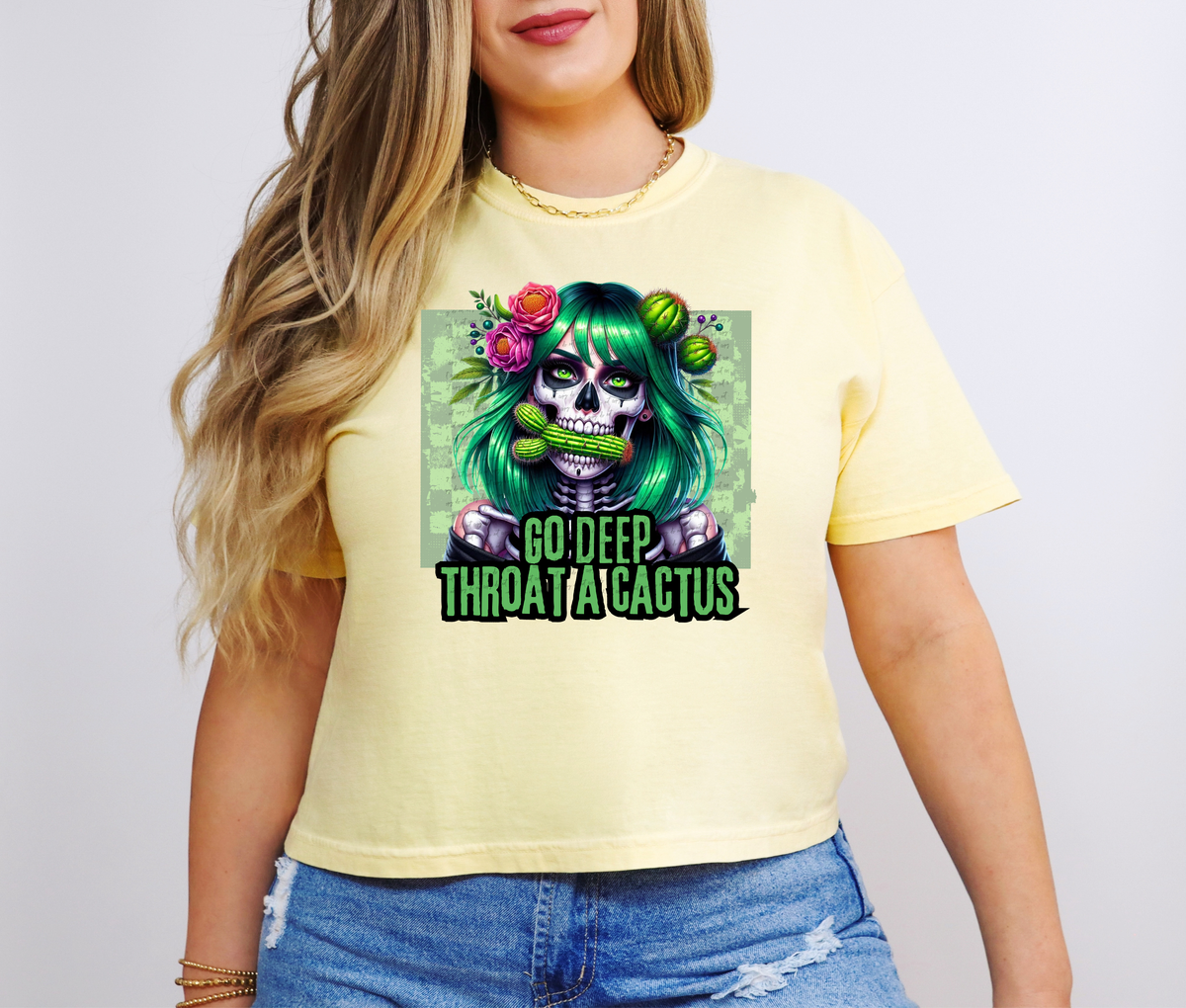 Go Deep Throat A Cactus 42029 DTF transfer