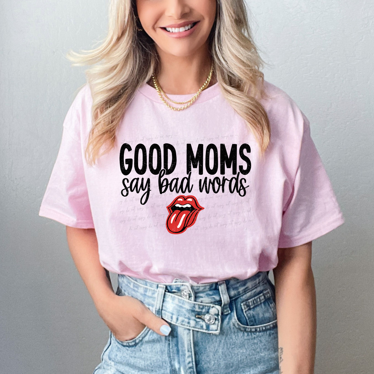 Good Moms Say Bad Words 108806 DTF transfer