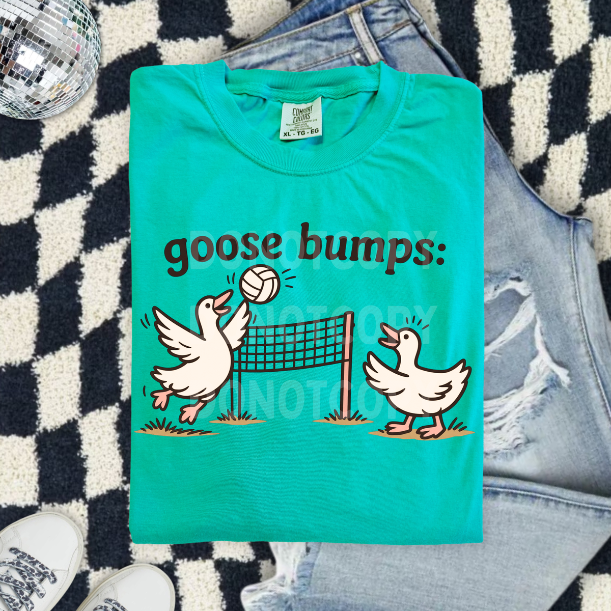 Goose bumps volleyball (CSG) DTF Transfer