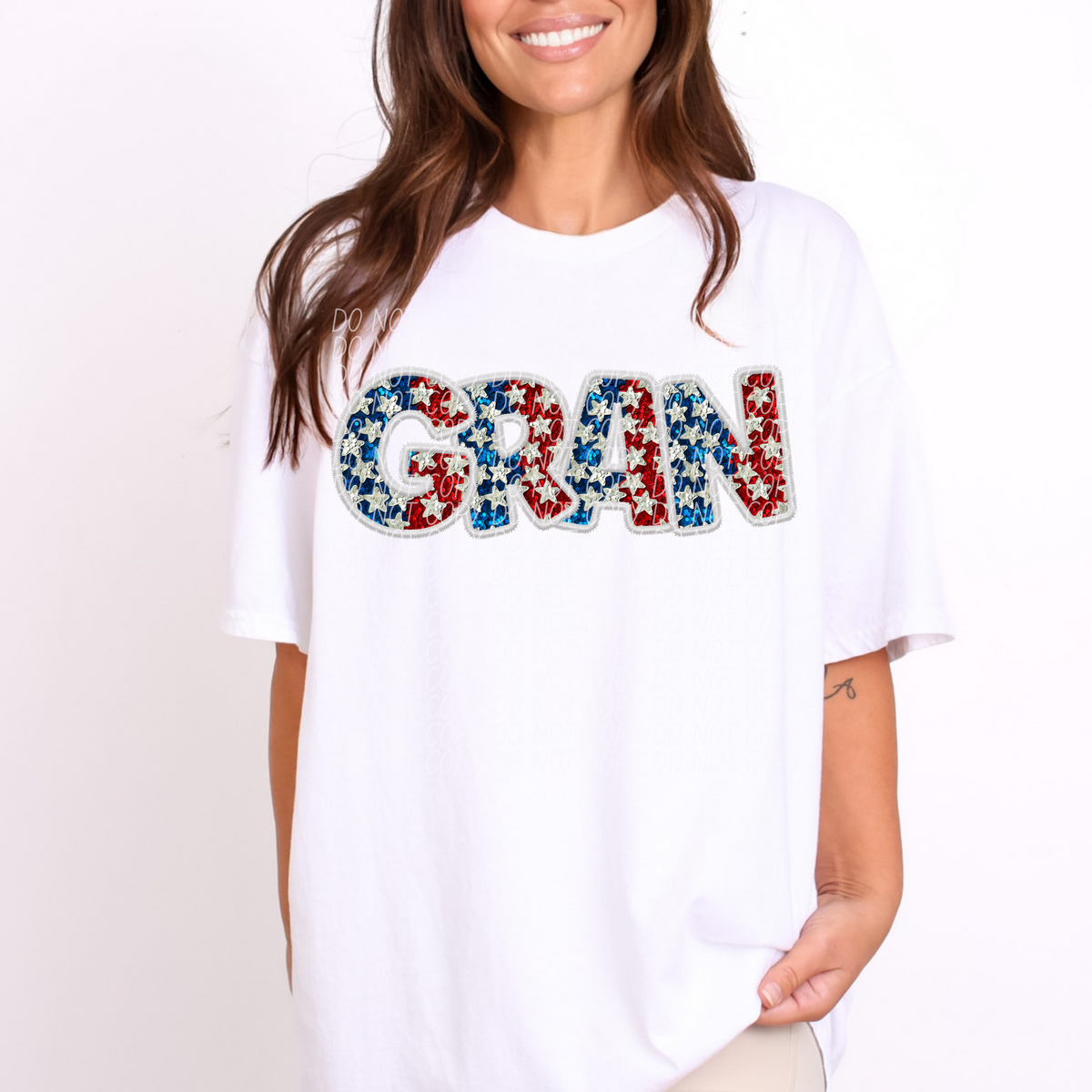 Gran Glitter Stars (CITY) DTF transfer