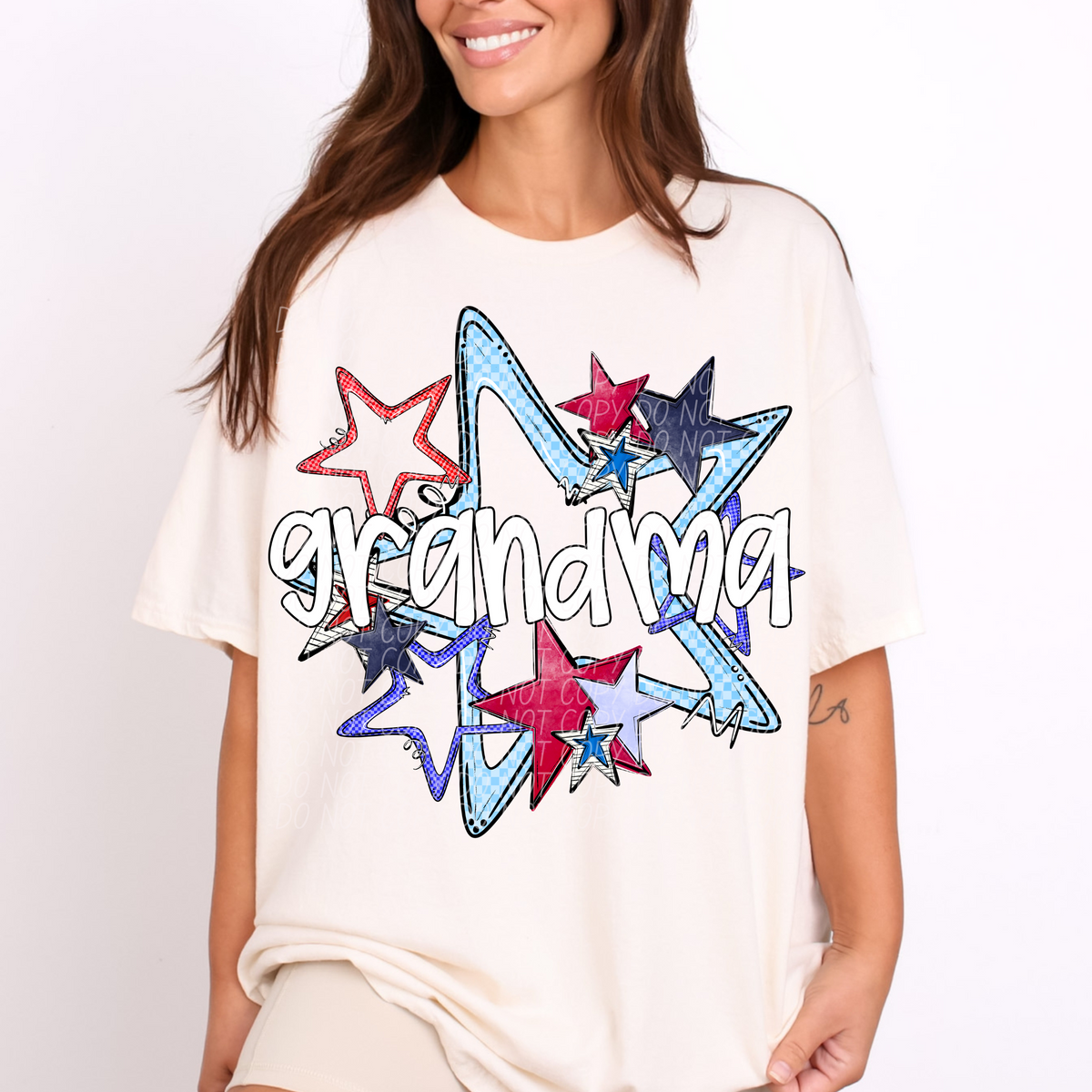GRANDMA fourth of July stars (CITY) DTF transfer
