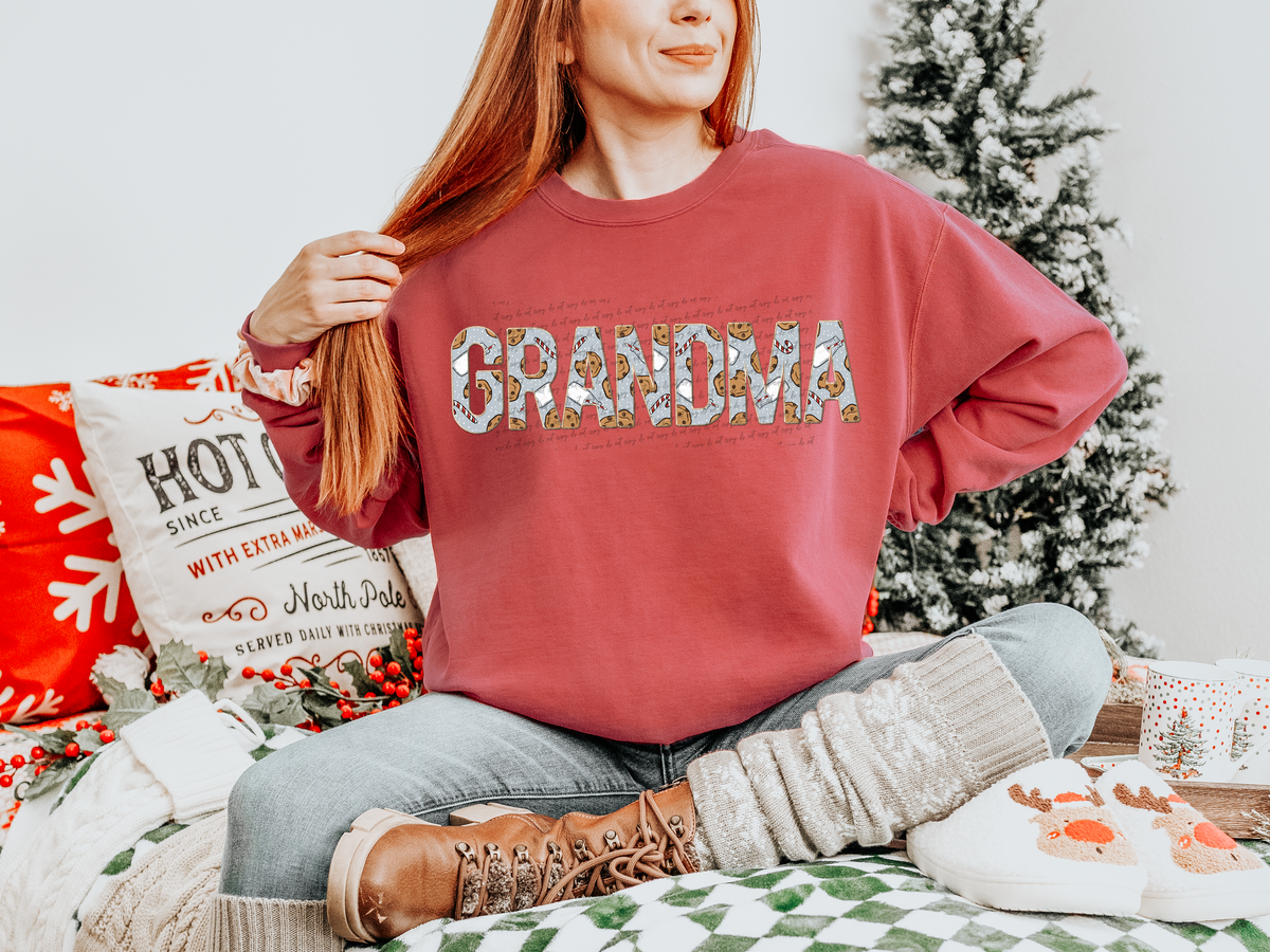 Grandma Cookies Candy Cane 61877 DTF transfer